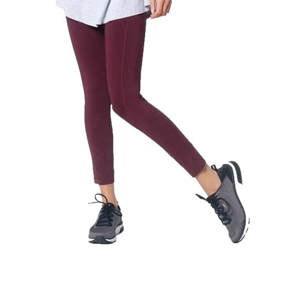usan Graver SG Sport Regular Contour Knit Leggings Deep Claret X-Small A451376